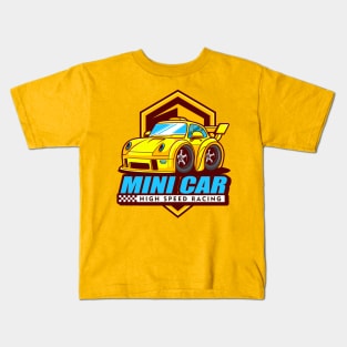 Mini Car High Speed Racing Kids T-Shirt